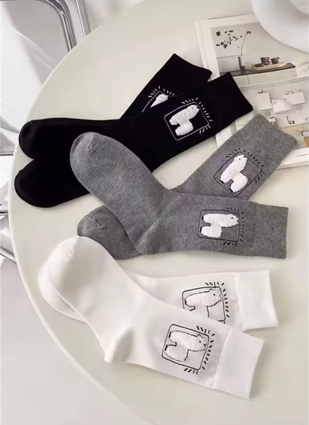 Chaussettes alpaga confortables et douces, idéales pour un intérieur cosy