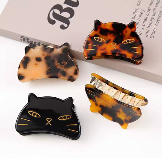 Pince à Cheveux Chat design original pour femme