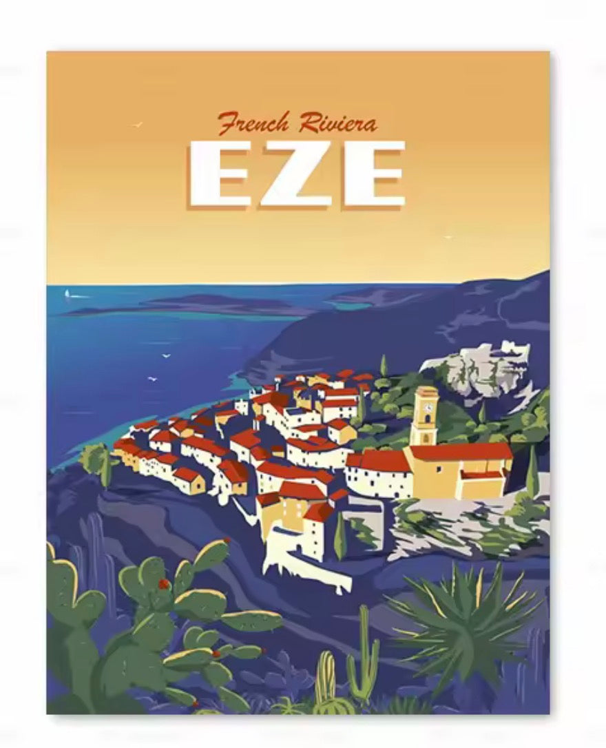 Affiches Côte d'Azur & Provence Vintage déco murale