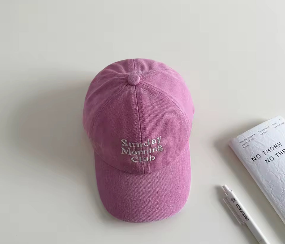 Casquette de sport chic Sunday Morning Club – design élégant
