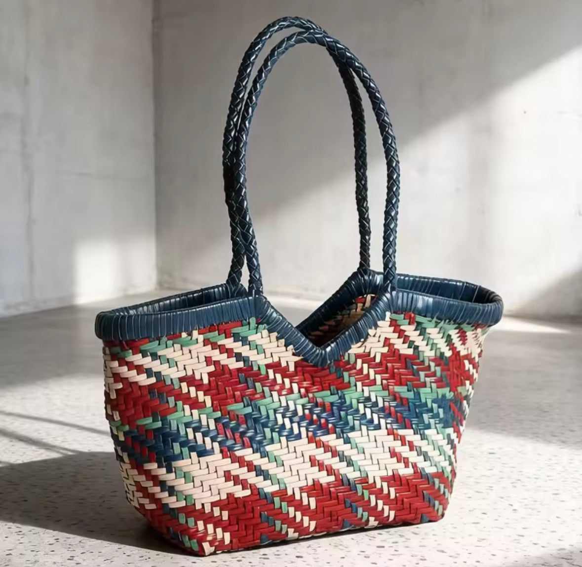Sac Tressé Bohème en cuir