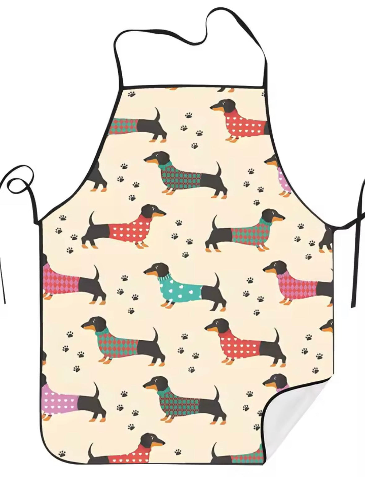 Tablier de cuisine motif Teckel