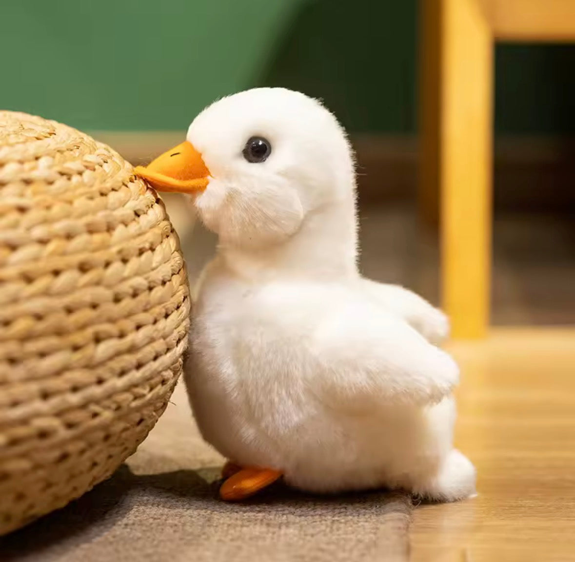 coussin canard doux design original décoration maison