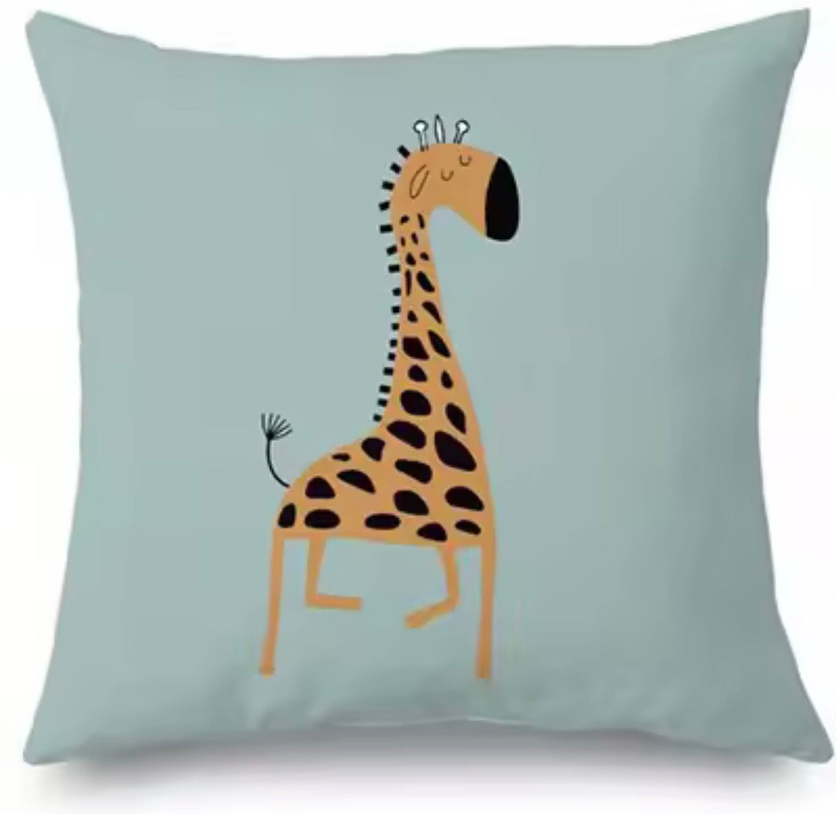 housse coussin safari design motif animal déco salon