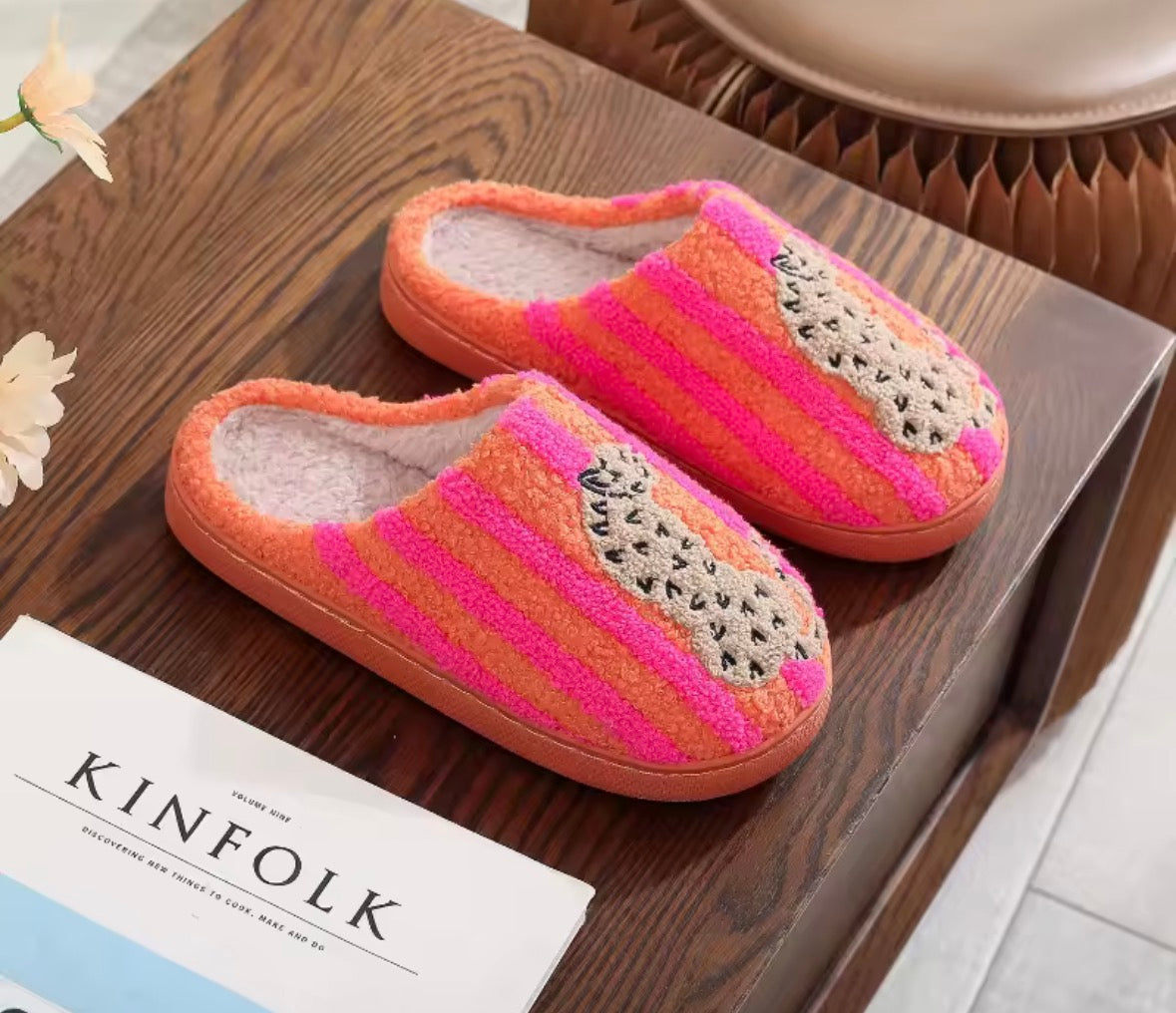 Chaussons Léopard Pop