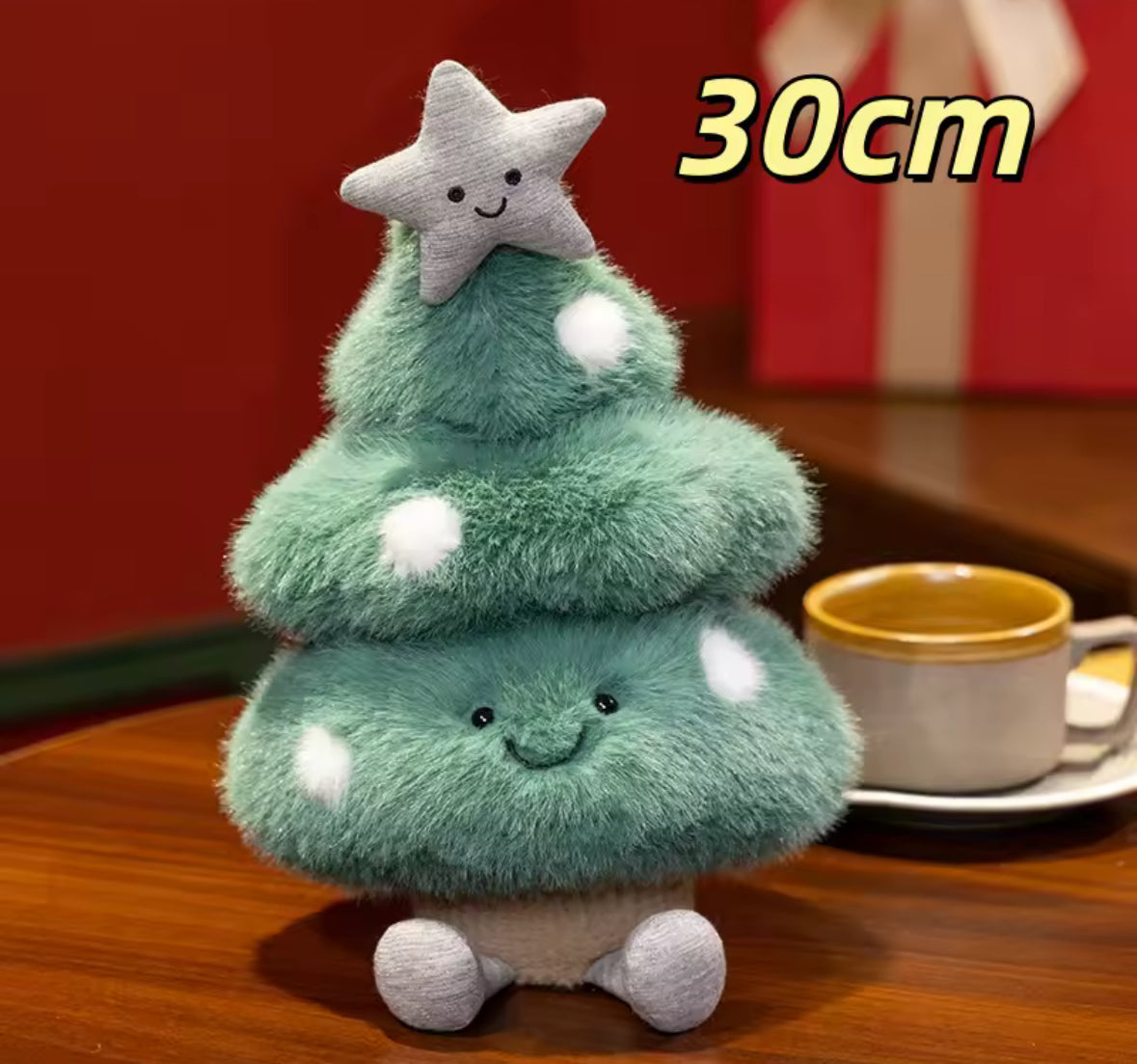 Peluche de Noël en tissu doux pour intérieur chaleureux