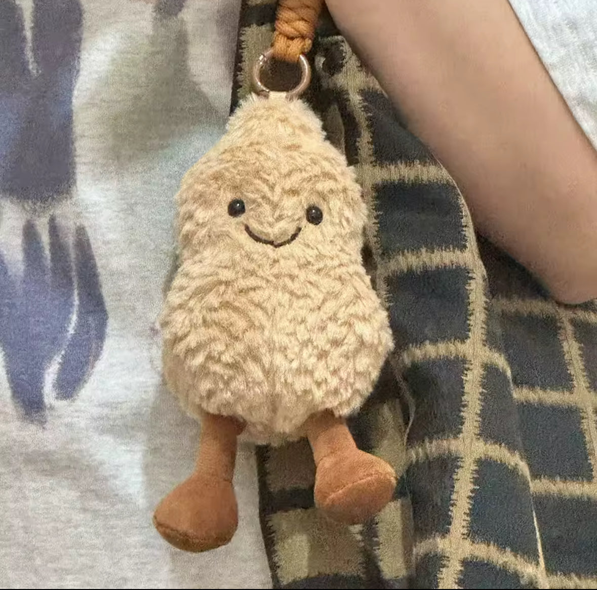 Porte-Clés Cacahuète en Bouclette