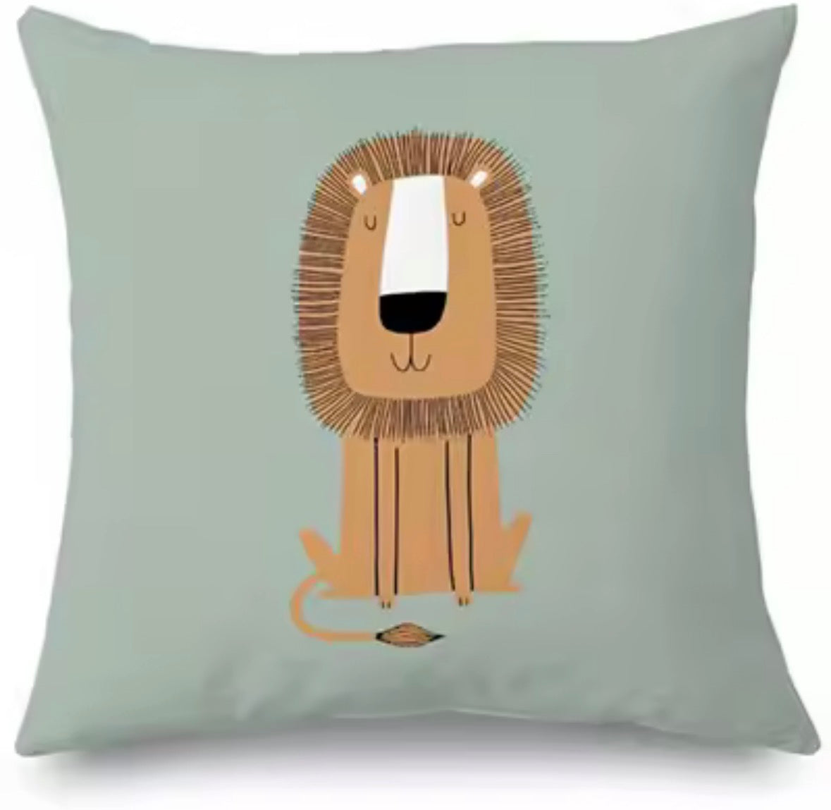 housse coussin jungle imprimé animaux décoration moderne