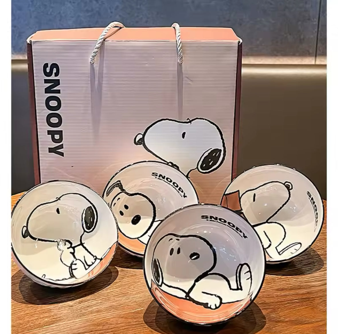 Bol déco Snoopy pour cuisine – design doux et intemporel