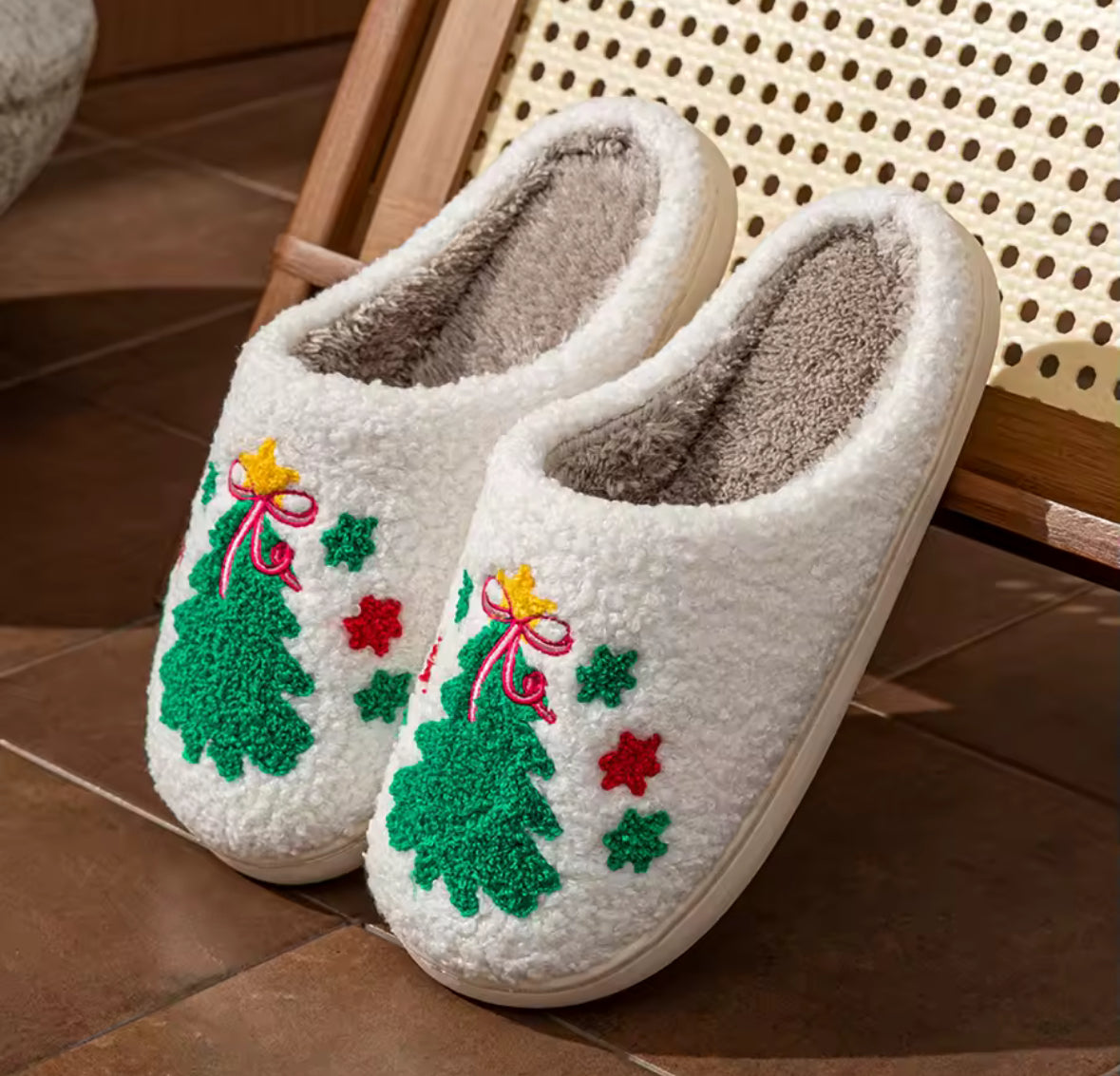 Chaussons de Noël Sapin Magique