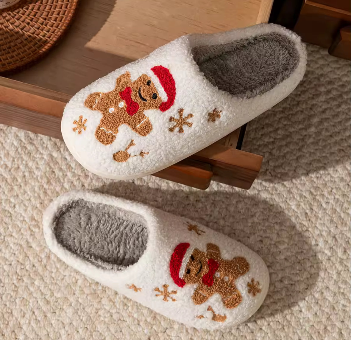 Chaussons de Noël Pain d’Épice