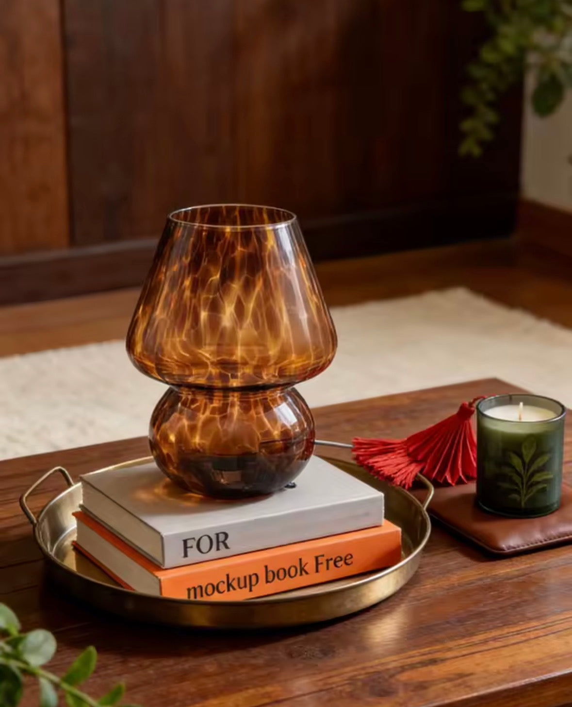 Lampe Ambre – Éclat 70’s