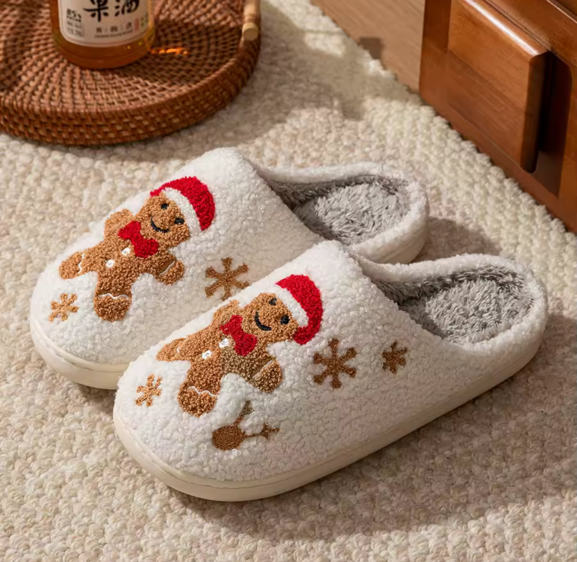 Chaussons de Noël Pain d’Épice