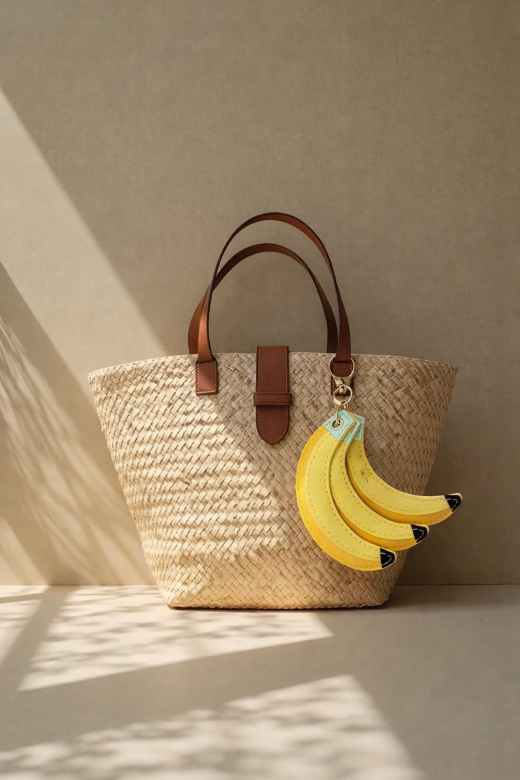 Porte-clés banane accessoire fun et tendance sac et clés
