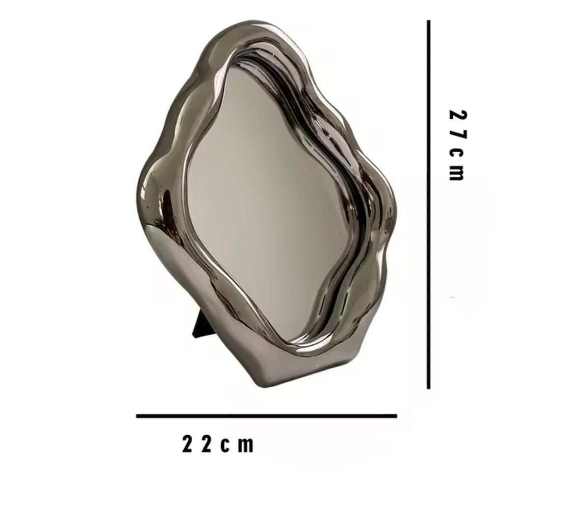 Miroir Chromé sur Pied