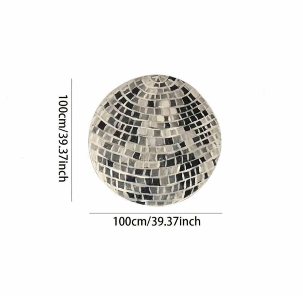 Tapis Rond Disco