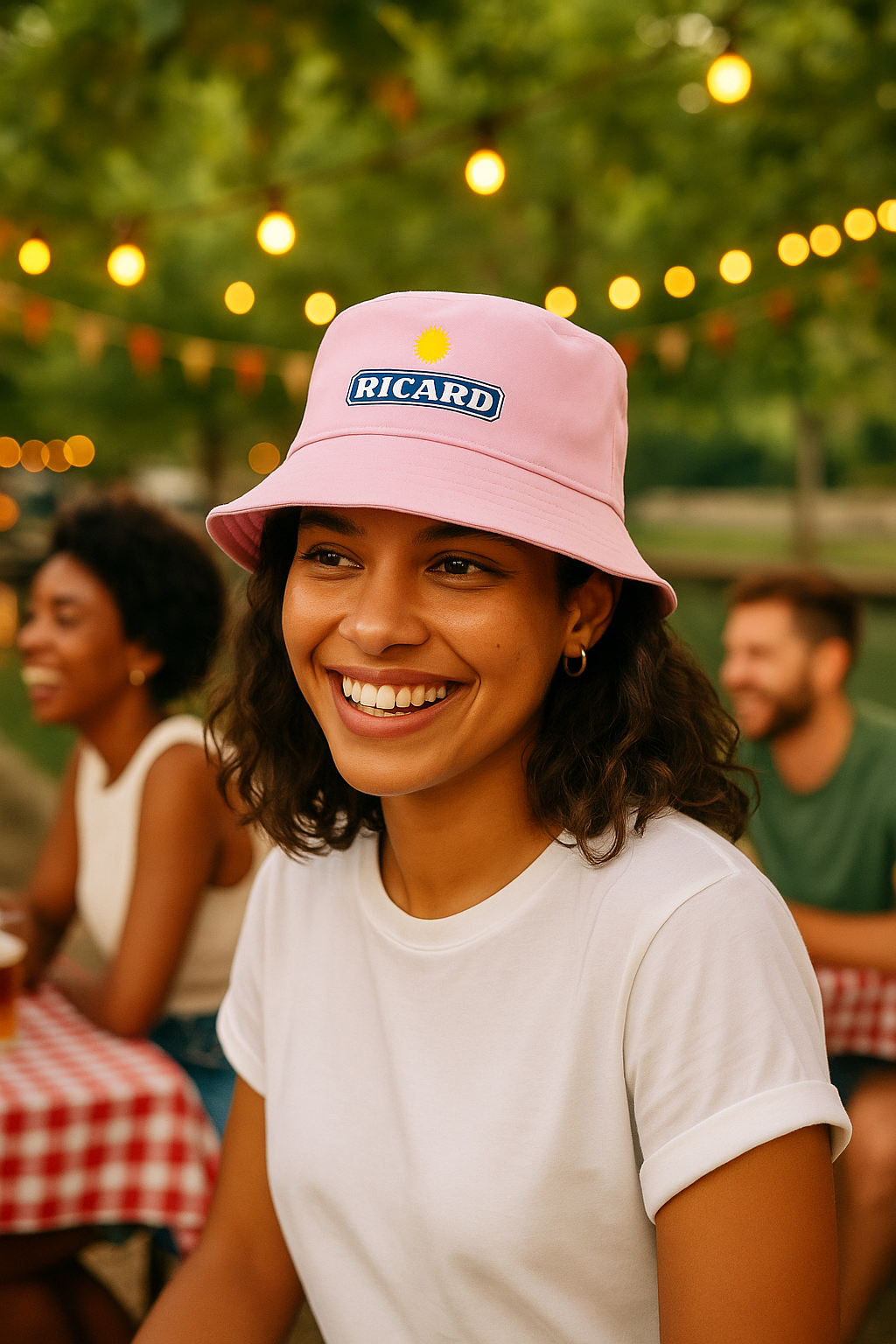 Bob Ricard rose – Chapeau estival tendance unisexe style vintage et convivialité française