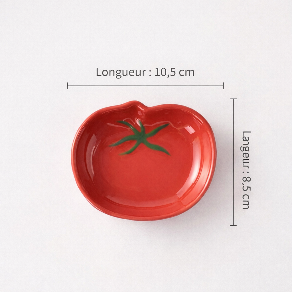 Assiette apéritive Tomate