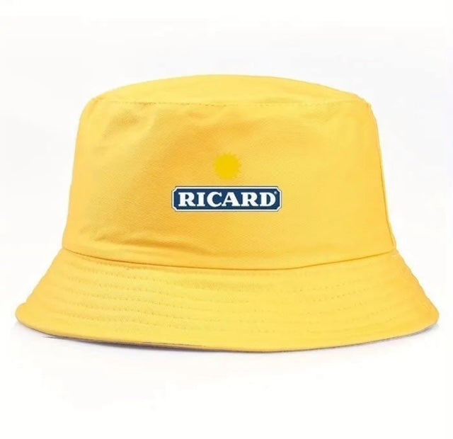 Bob Ricard jaune, chapeau rétro été mixte, accessoire iconique apéro français