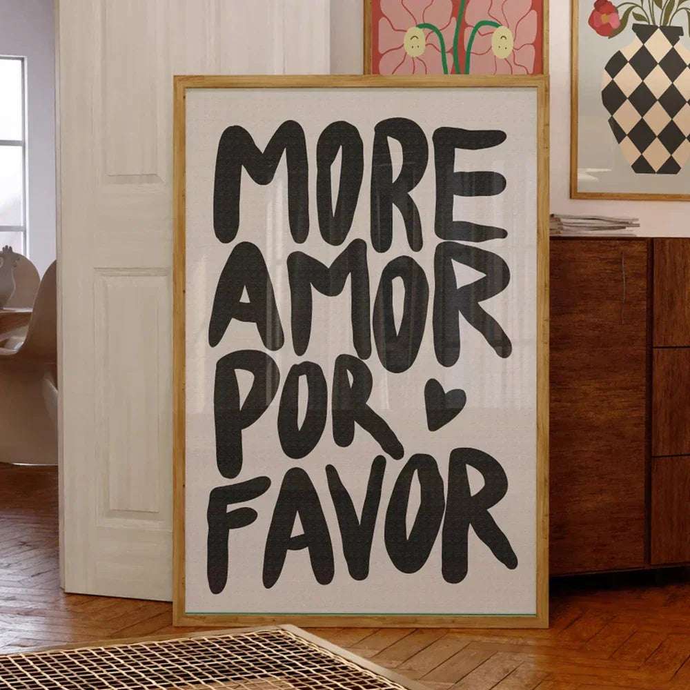 Affiche murale design avec message inspirant – Déco moderne et minimaliste