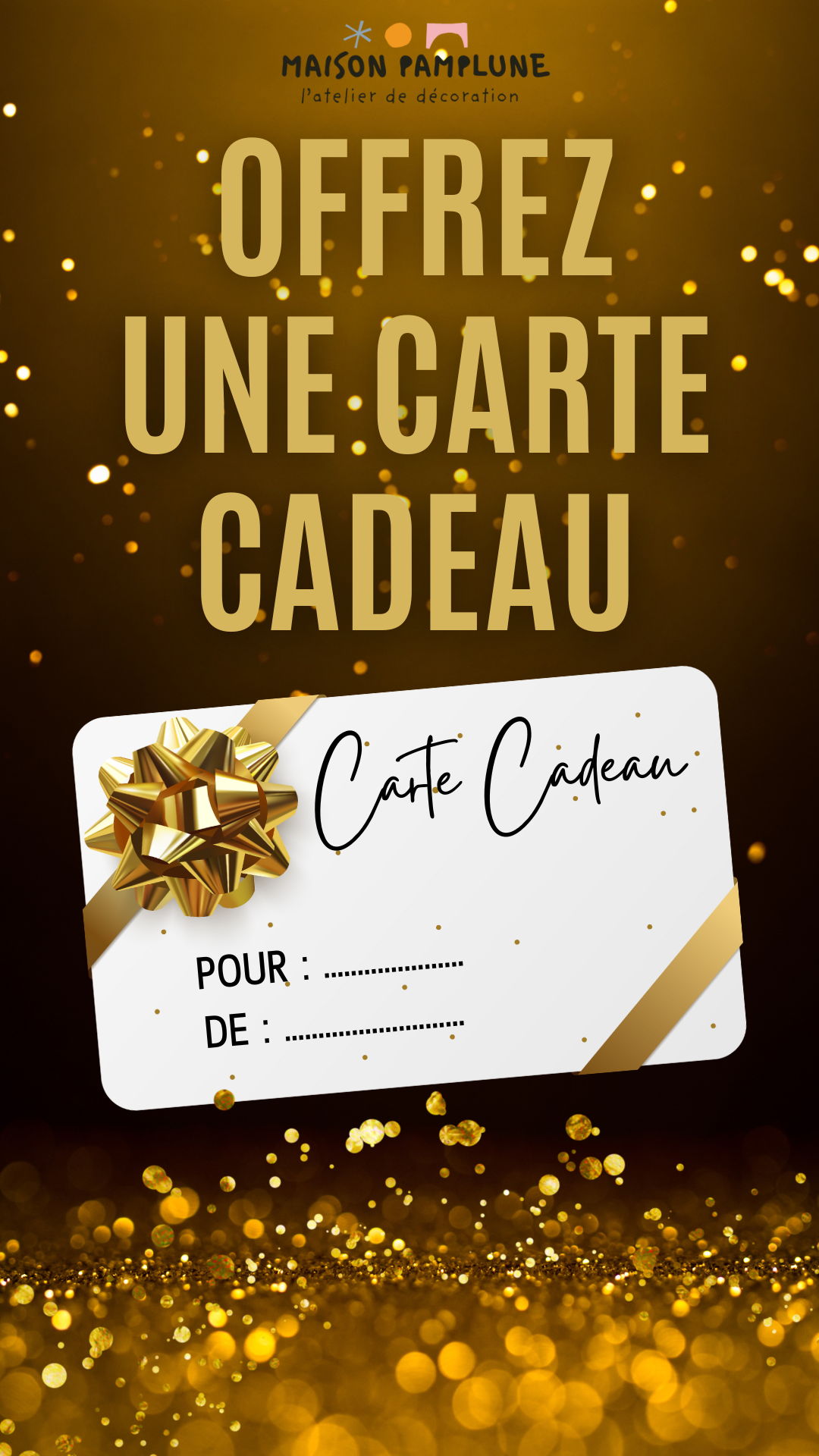 Carte Cadeau Maison Pamplune