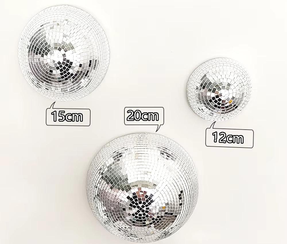 Décoration murale effet miroir – Boules disco murales pour une ambiance lumineuse