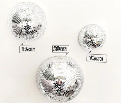 Décoration murale effet miroir – Boules disco murales pour une ambiance lumineuse